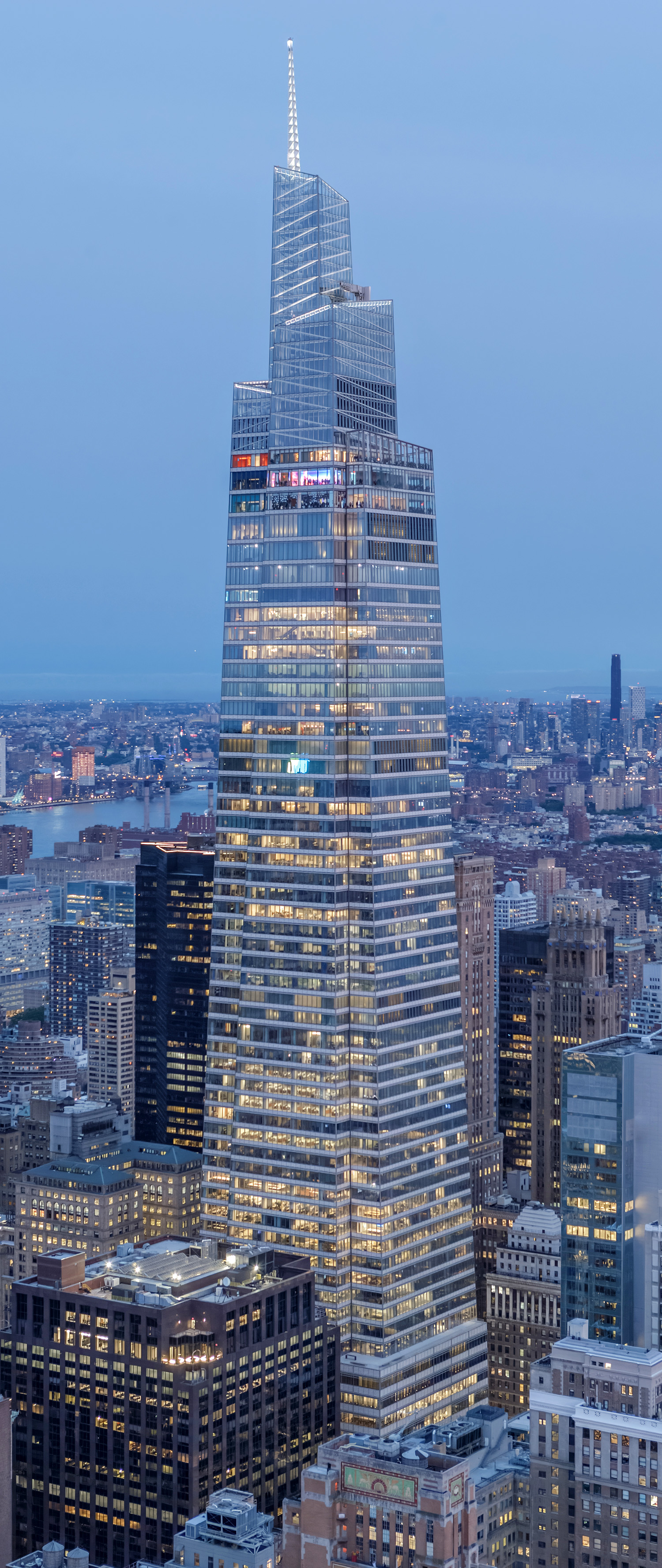 One Vanderbilt Avenue, New York City - View from Top of the Rock. © Mathias Beinling